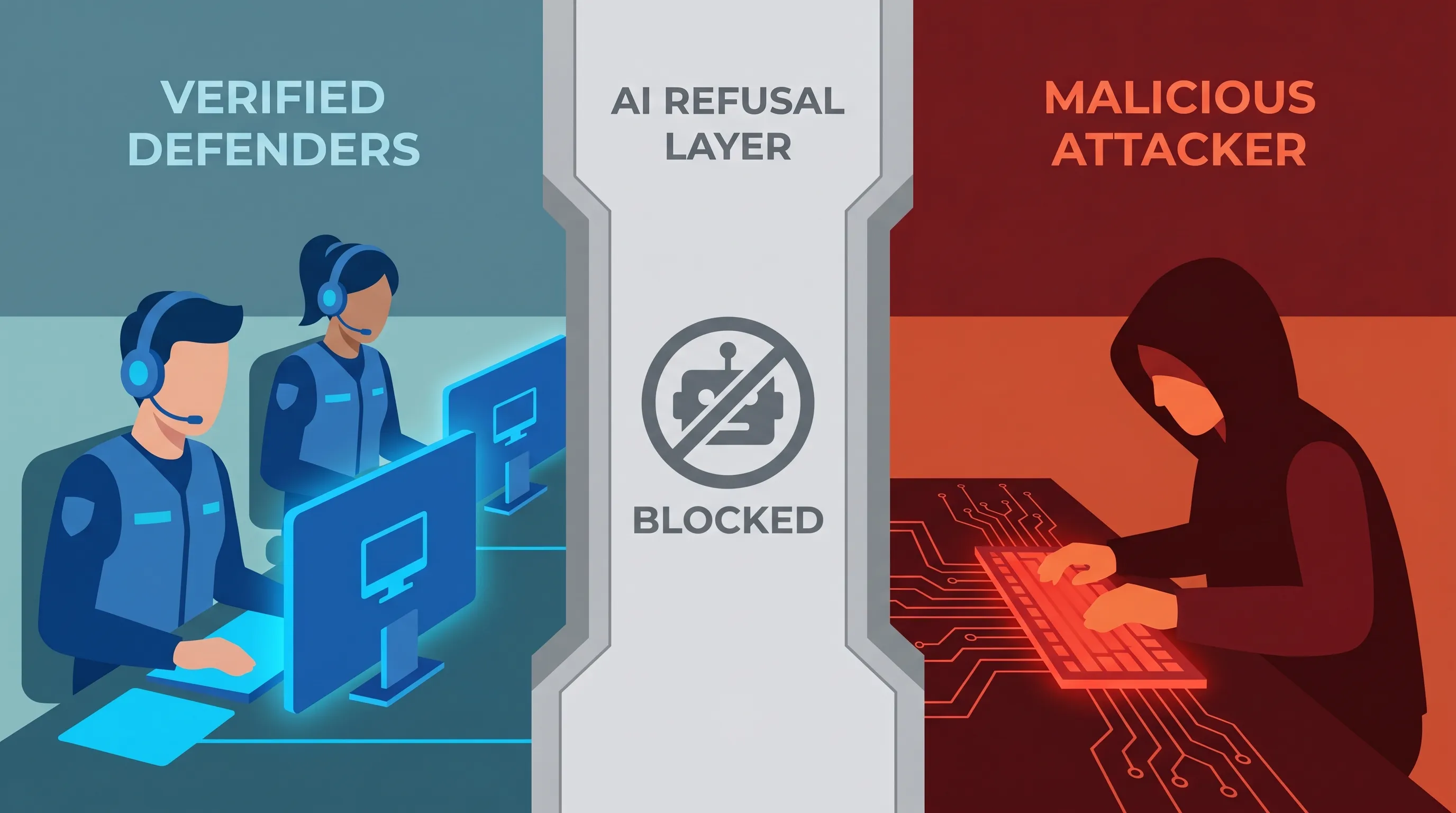 Trusted cyber access separates legitimate defense from unsafe open-ended capability.
