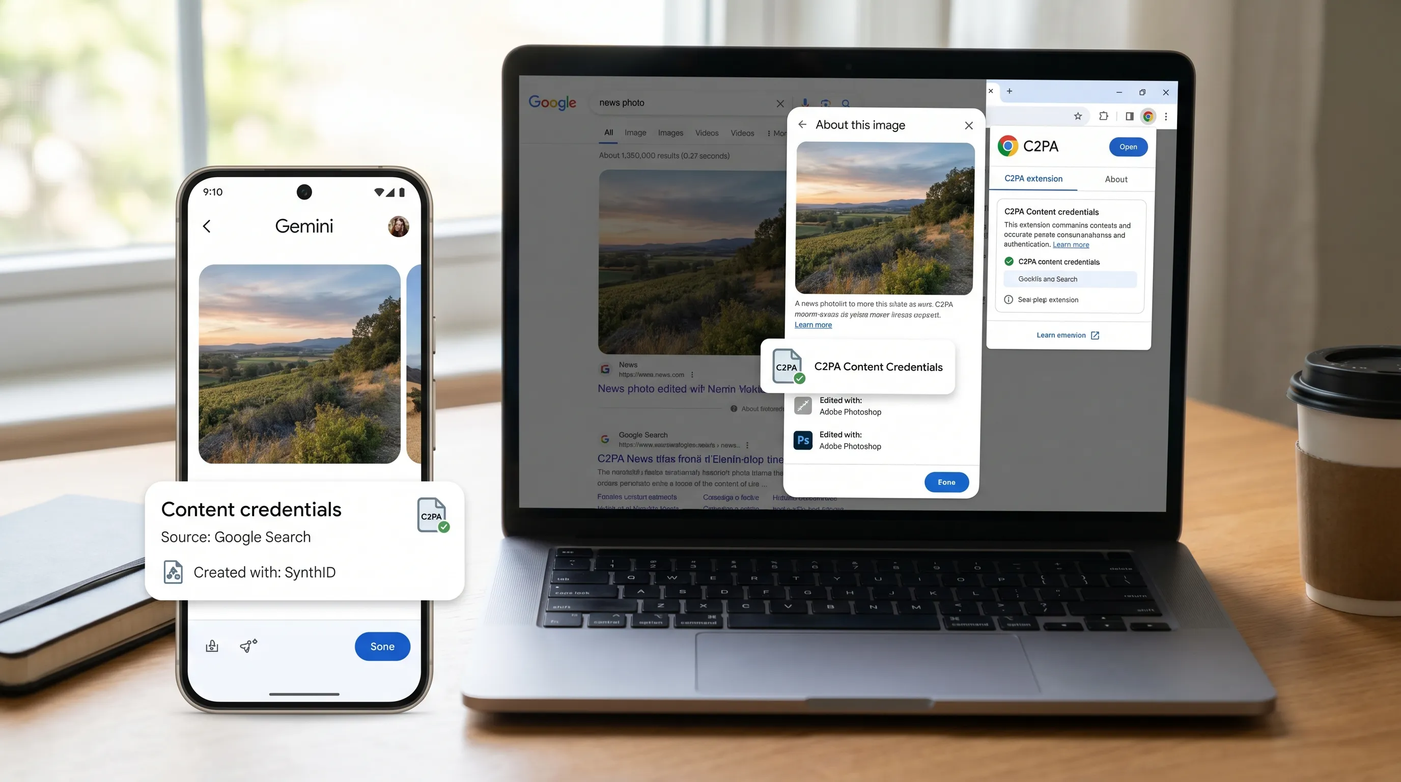 Everyday content provenance workflow