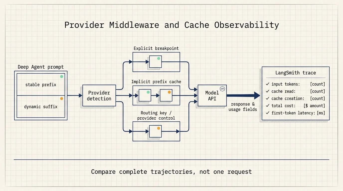 Provider middleware and observability flow